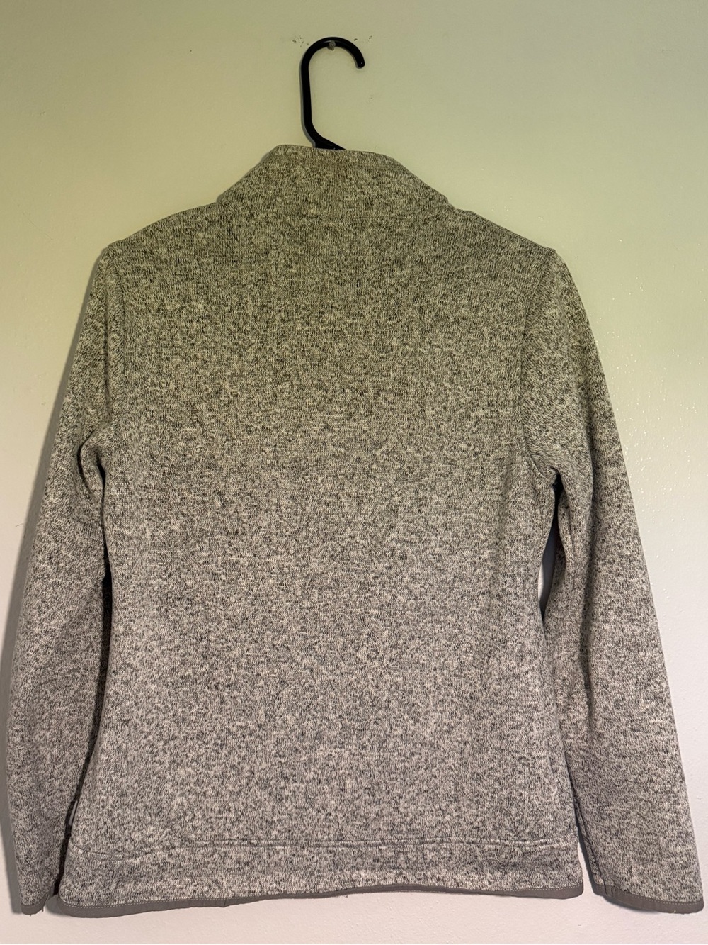 Eddie Bauer Womens Gray Full-Zip Fleece Jacket - Picture 3 of 4